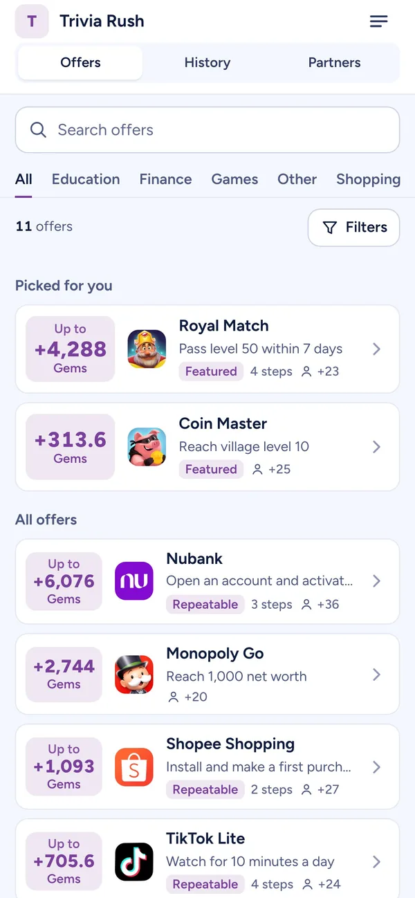 Adnuvora: Hosted wall, themed per app
